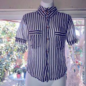 Vivienne Westwood pinstripe button-up